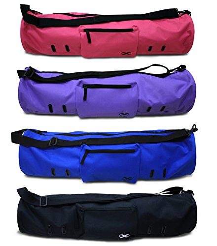 YogaAddict-Large-Yoga-Mat-Bag-Compact-With-Pockets-28-Long-Fit-Most-Mat-Size-Extra-Wide-Adjustable-Strap-Easy-Access-0-440x500