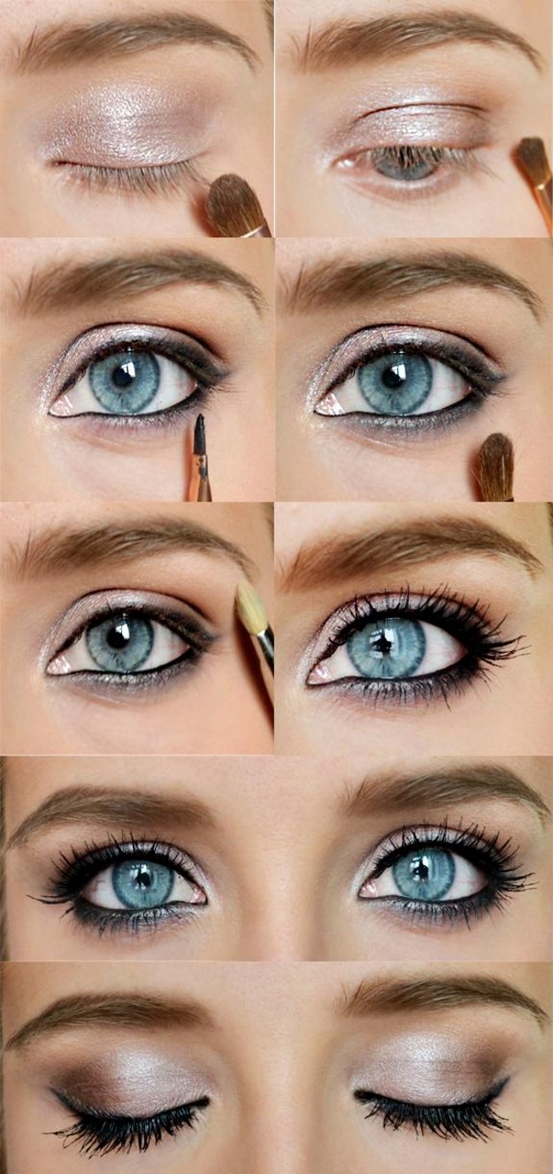 Easy Step-By-Step Tutorials Blue Eyes - Her Style Code