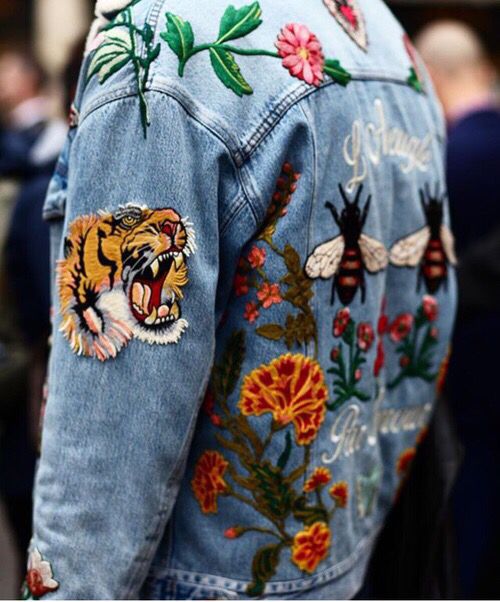 How to Wear Embroidered Denim