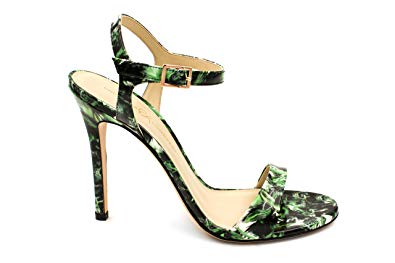 Christina Lombardi - Women's High Heel Sandal - The Heidi in Green Leaf - Size 39.5