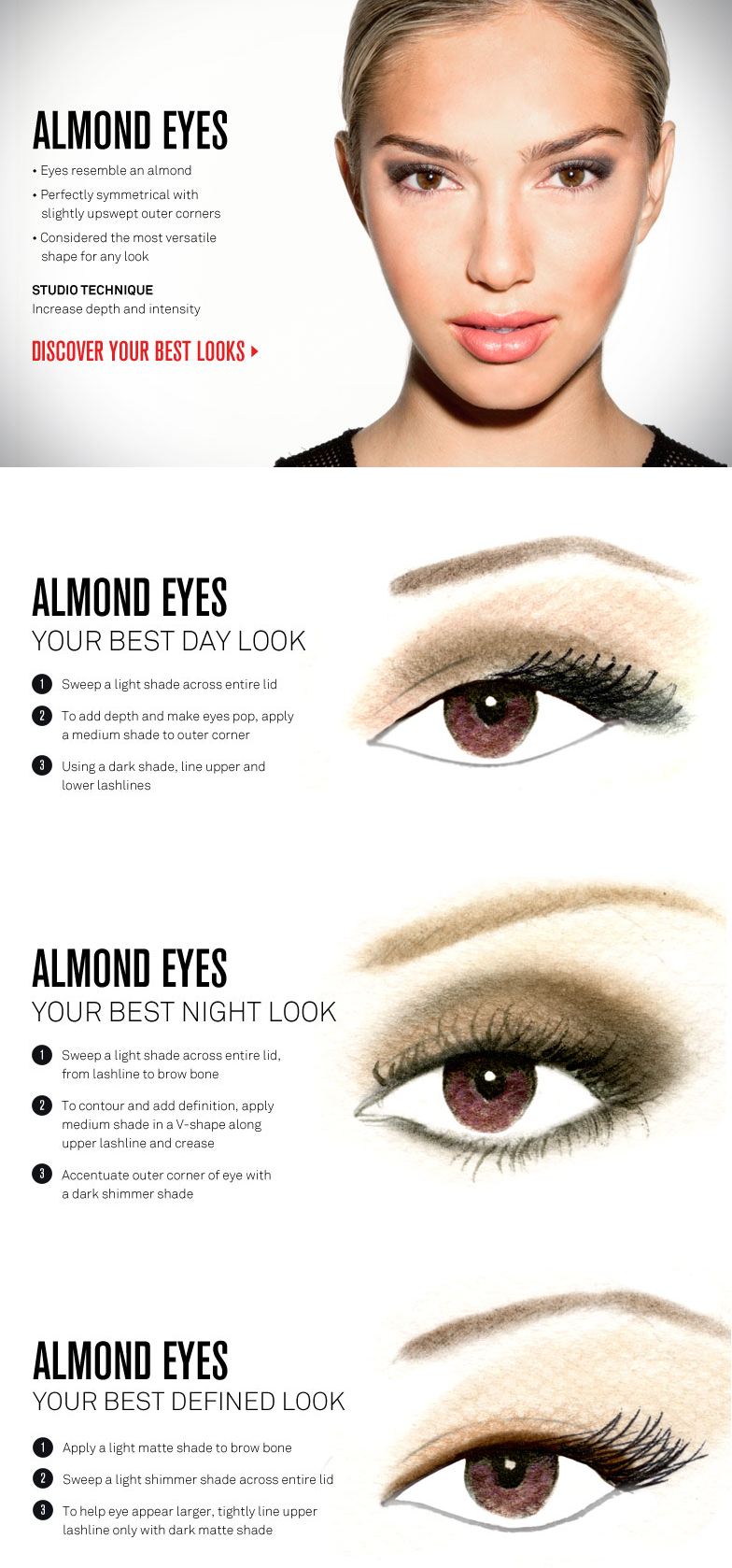 How To Identify Your Eye Shape Best Eye Liner Style Her Style Code