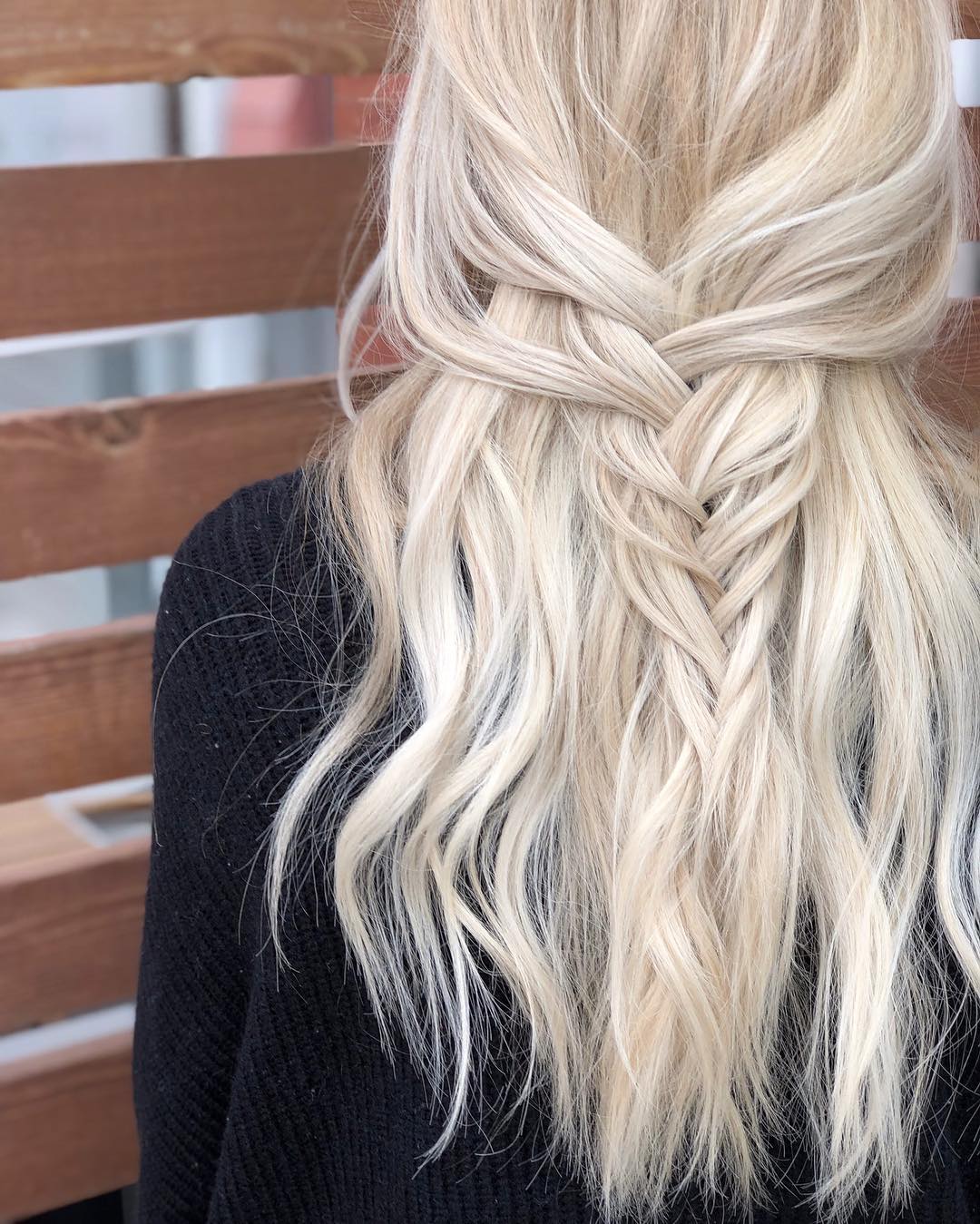 cute braided hairstyles - loose braid