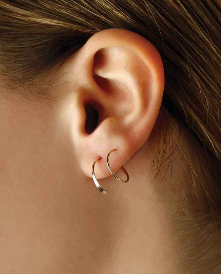 Macy's Endless Wire Cuff Earrings Set in 14k Gold