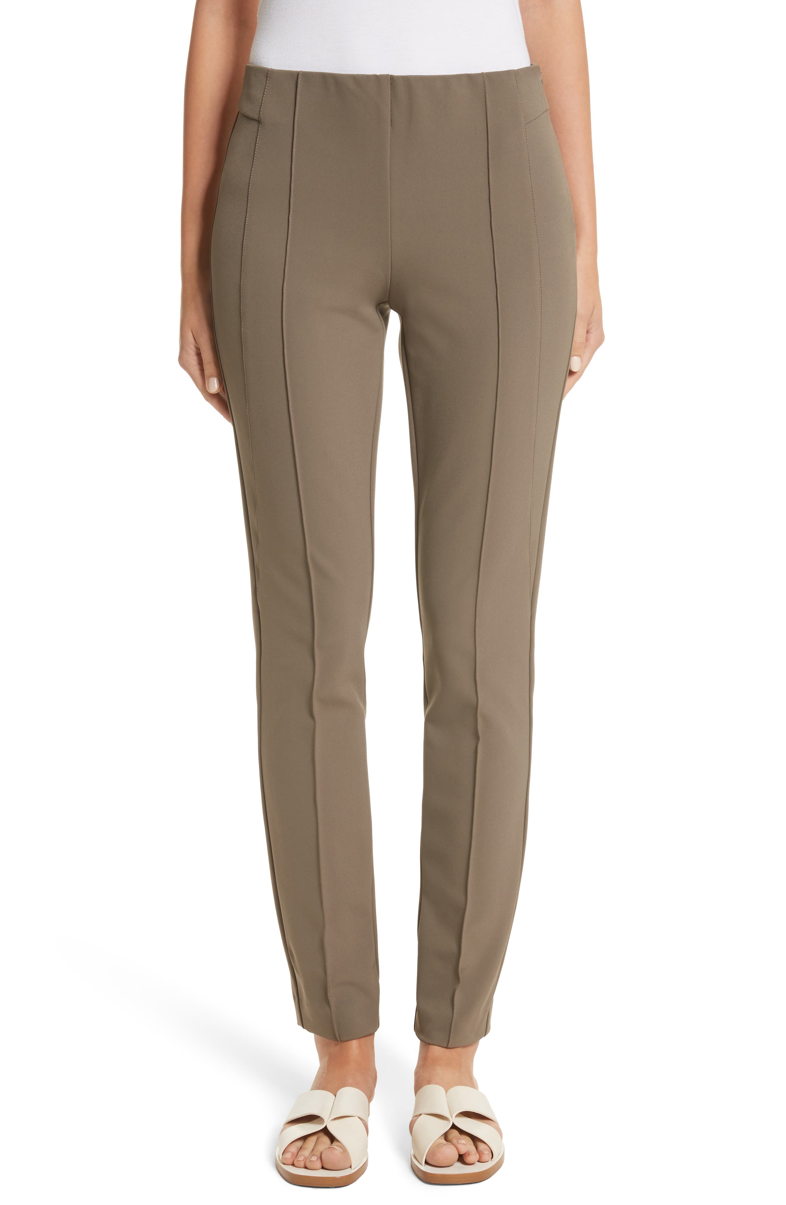 Buy Rose Taupe Color Cotton Trousers for Women  Regular Fit Cotton  Naariy