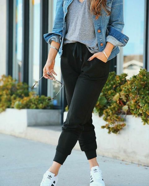 denim jogger pants outfit ideas for Sale,Up To OFF 63%