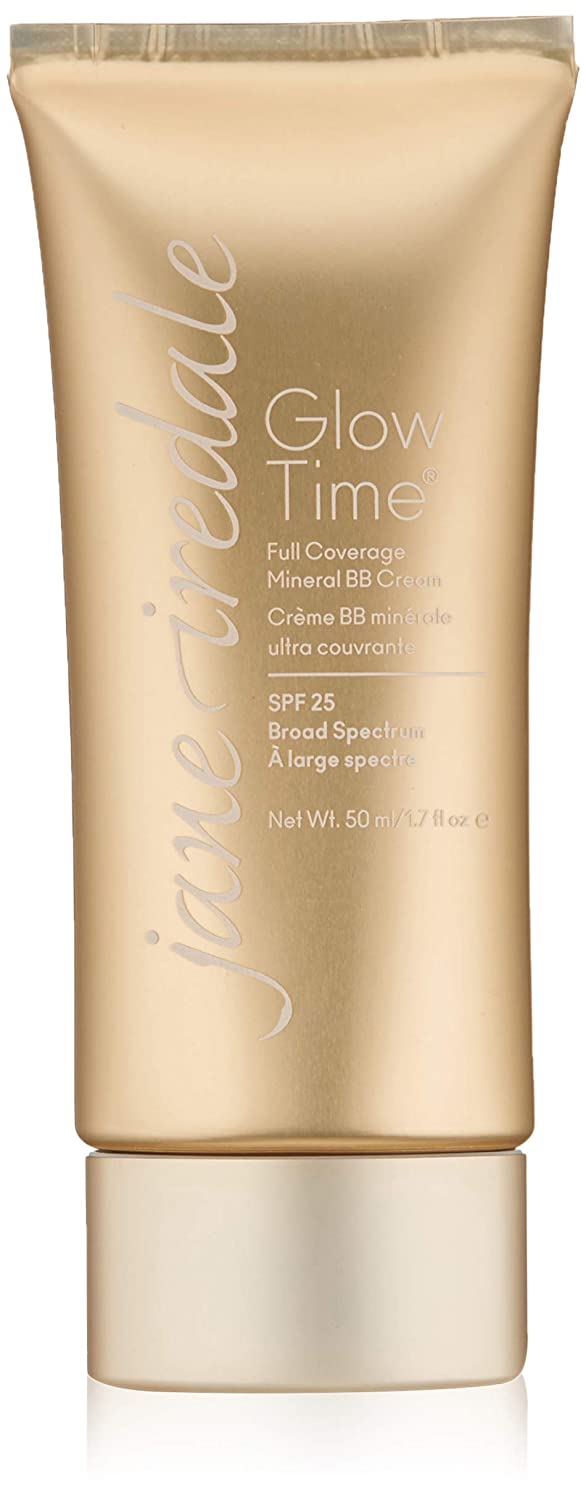 jane iredale Glow Time Full Coverage Mineral BB Cream | Foundation & Concealer with SPF for Normal Skin