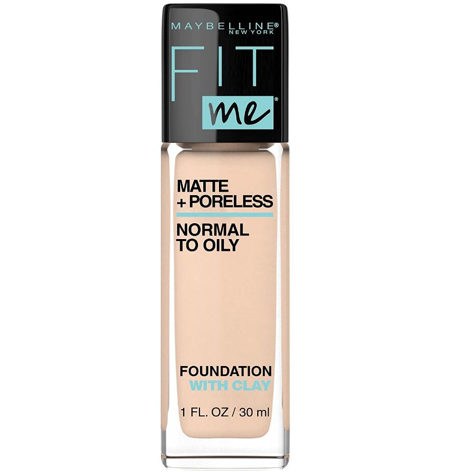 Maybelline Fit Me Matte + Poreless Liquid Foundation Makeup for oil skin