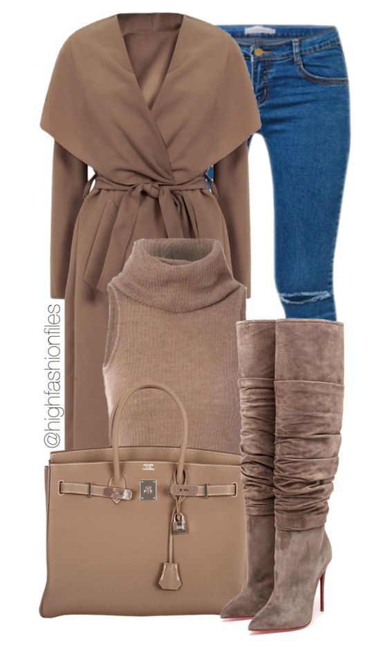 12 Best Classic Polyvore Outfits For Winter 2018 - Warm Winter Outfit Sets