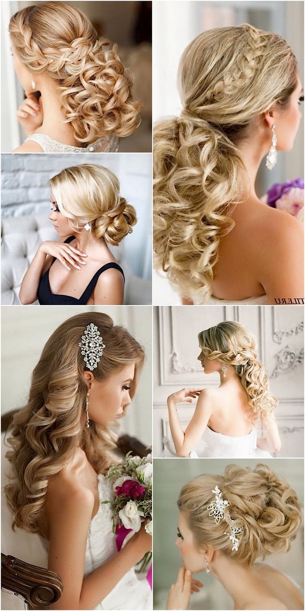 100+ Romantic Long Wedding Hairstyles 2018 - Curls, Half Up, Updos ...