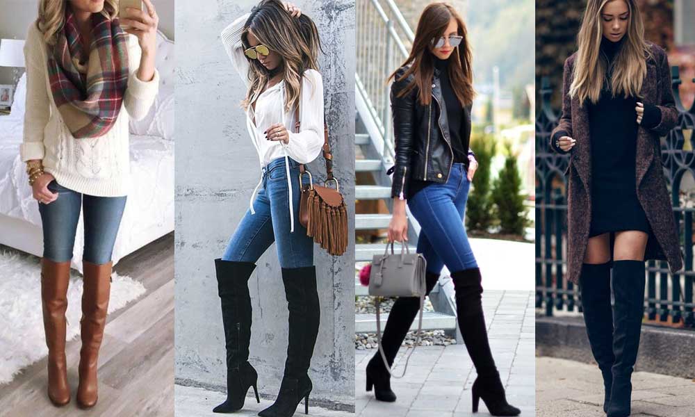 10 Epic Outfits With Knee High Boots To Inspire You