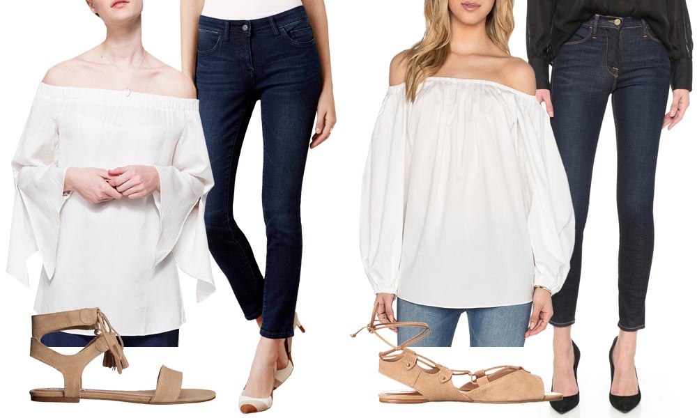 How to Style an Off-the-Shoulder Shirt – Judith Clark Costume
