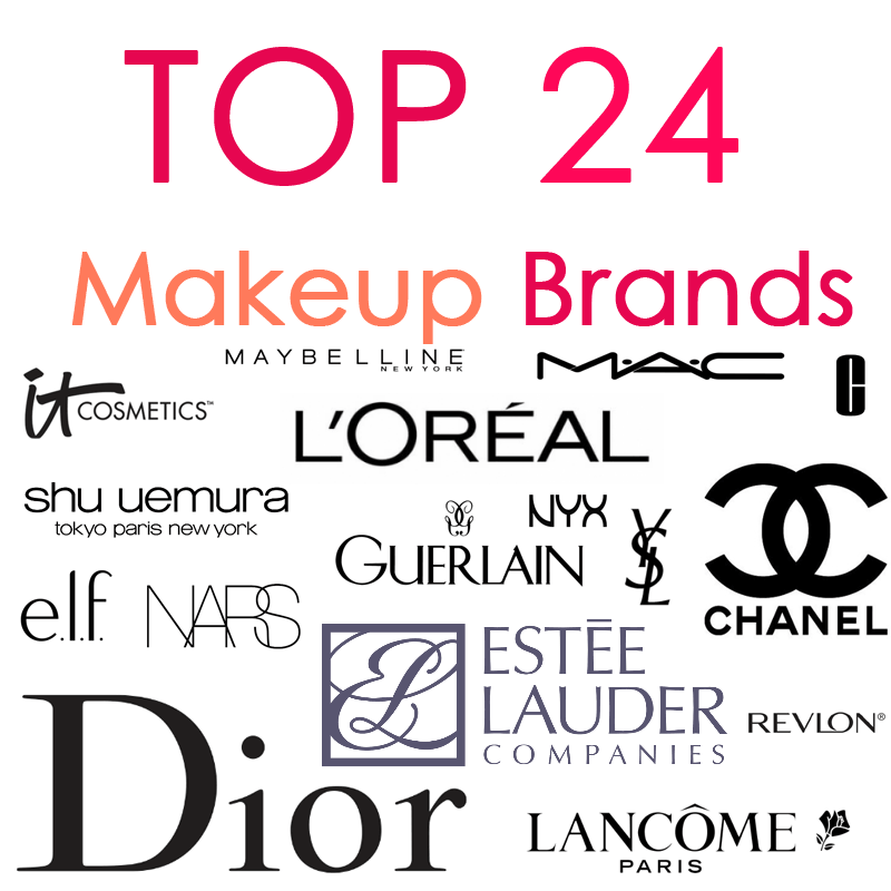 Do You Know the Top 24 Makeup Brands in The World? Top Beauty Brands