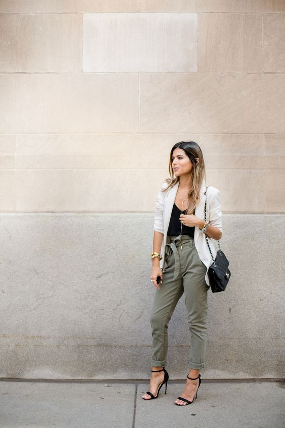 How to Style Paperbag Pants  Amandas OK  A Lifestyle Blog