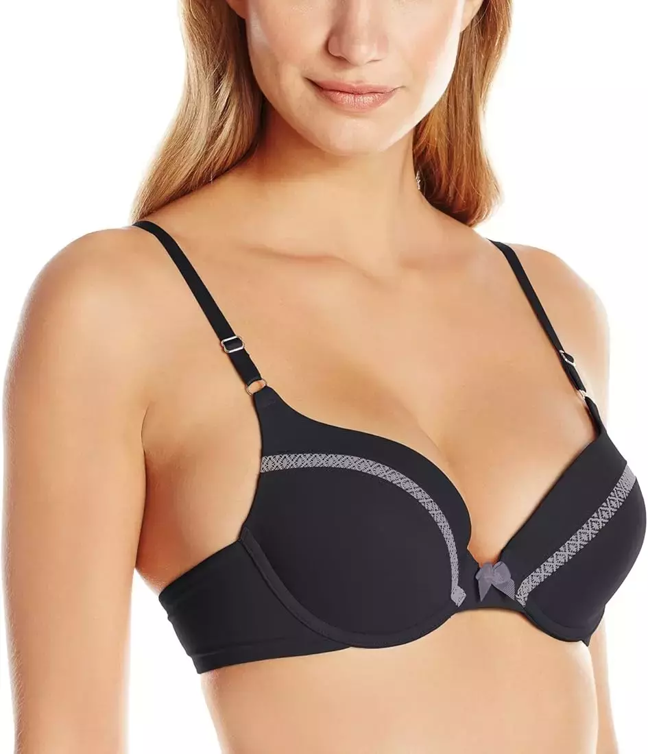 Lily Of France Womens Extreme Ego Boost Push Up Bra