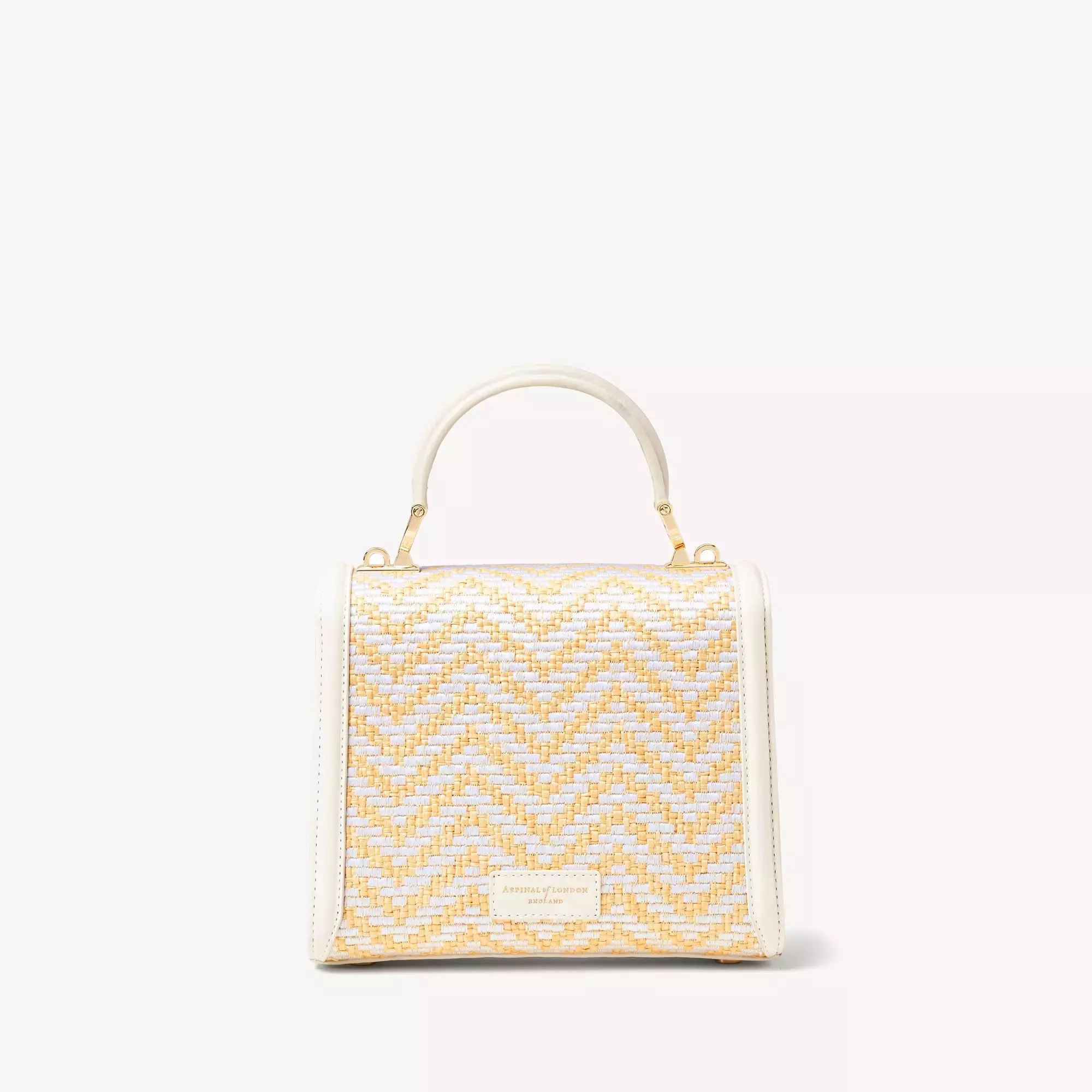 Aspinal of London Midi Mayfair® Raffia Bag