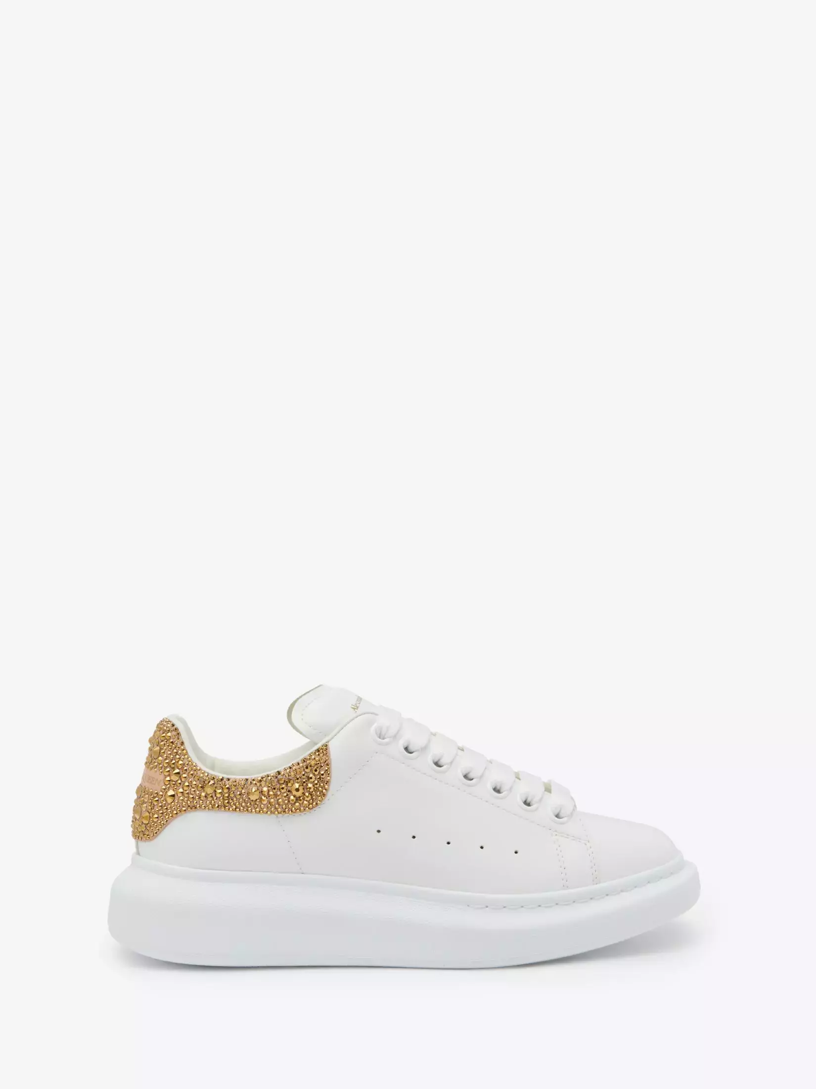 Alexander McQueen Oversized Sneaker in WhiteCamel