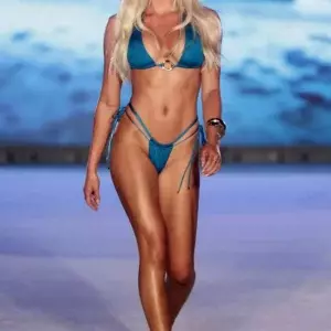 Alix Earle Blue Bikini