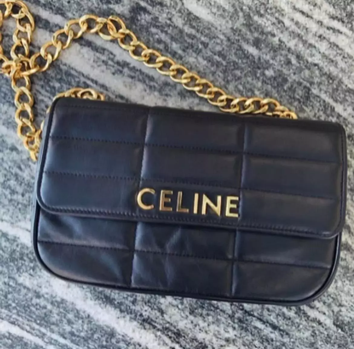 CELINE Casual Style Calfskin Lambskin Leather Party Style