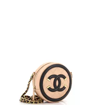 Chanel Caviar Quilted Round Filigree Crossbody