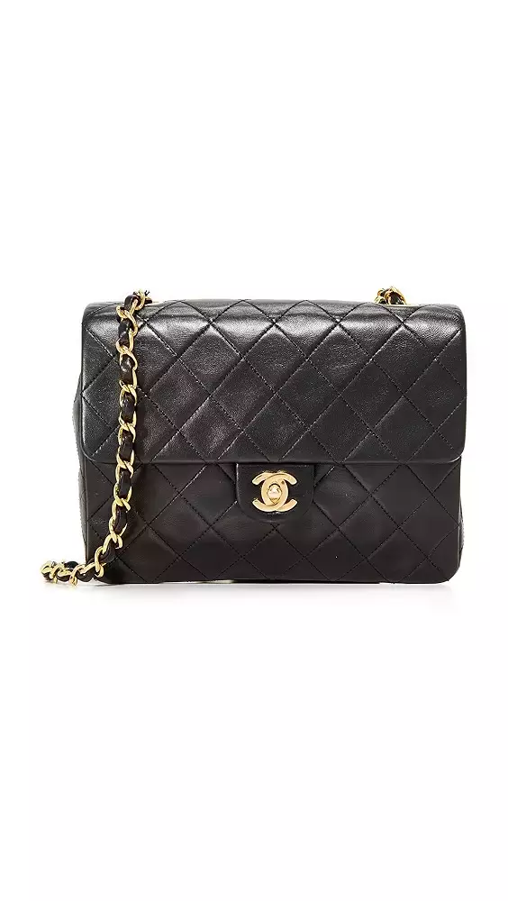 Chanel Half Flap Bag What Goes Around Comes Around Shoulder Bags