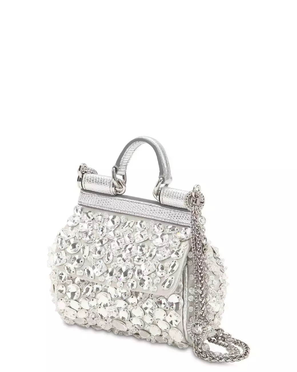 Dolce Gabbana Micro Sicily Embellished Bag