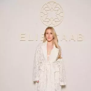Ellie Goulding Dazzles In Elie Saab At Haute Couture Show