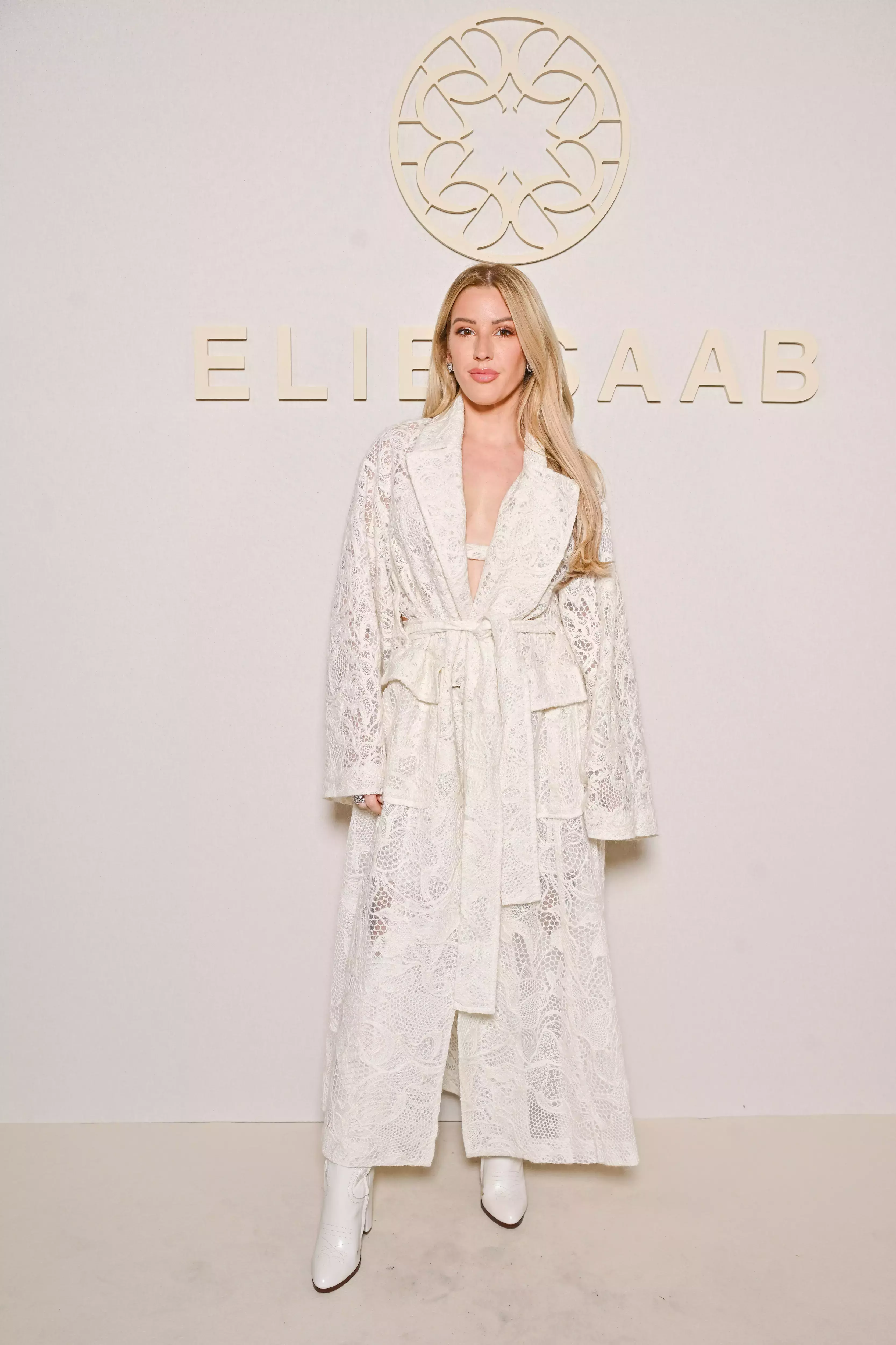 Ellie Goulding Dazzles In Elie Saab At Haute Couture Show