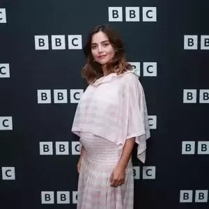 Jenna Coleman Stuns in Chanel at BBC Photocall