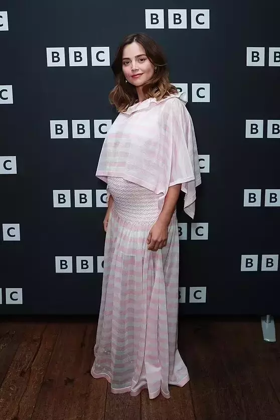 Jenna Coleman Stuns in Chanel at BBC Photocall