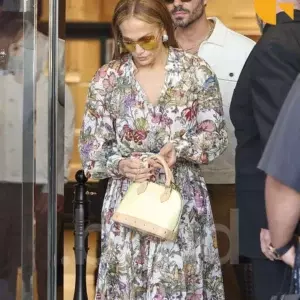 Jennifer Lopez Dior Floral Blouse