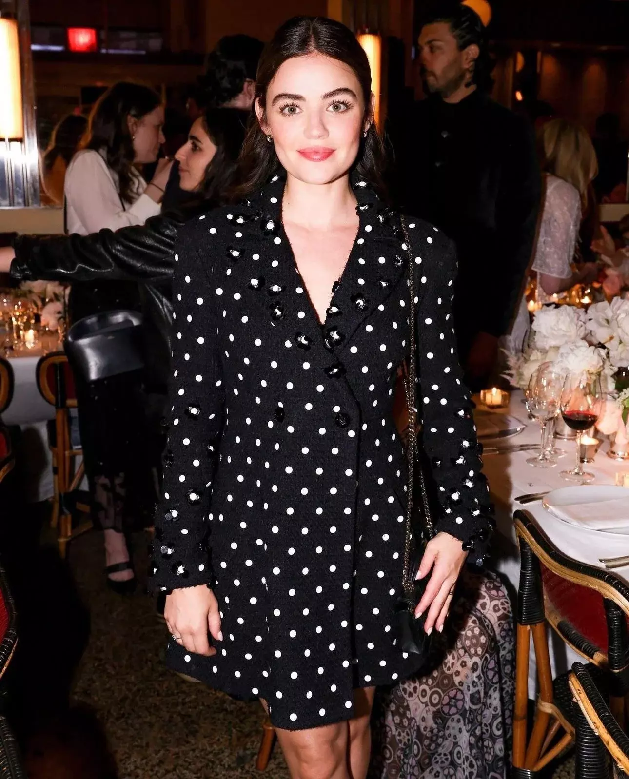 Lucy Hale Dazzles in Chanel Elegance at Tribeca Dinner