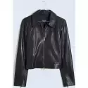 Madewell Shrunken Zip Front Jacket in Leather