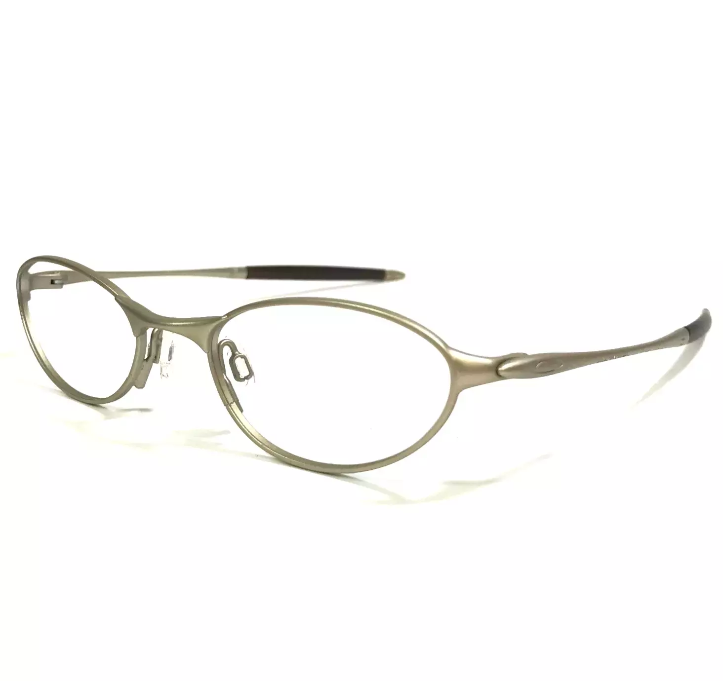 Oakley Vintage Eyeglasses Frames 01 11 600 Platinummatte Light Gold