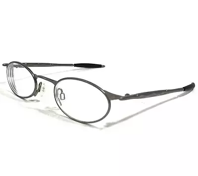 Oakley Vintage Michael Jordan Oo Eyeglasses Frames Matte Silver Oval