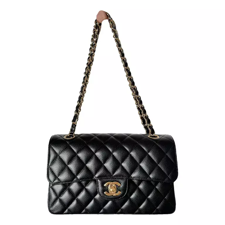 black leather timeless classique chanel handbag 39940201 1 3
