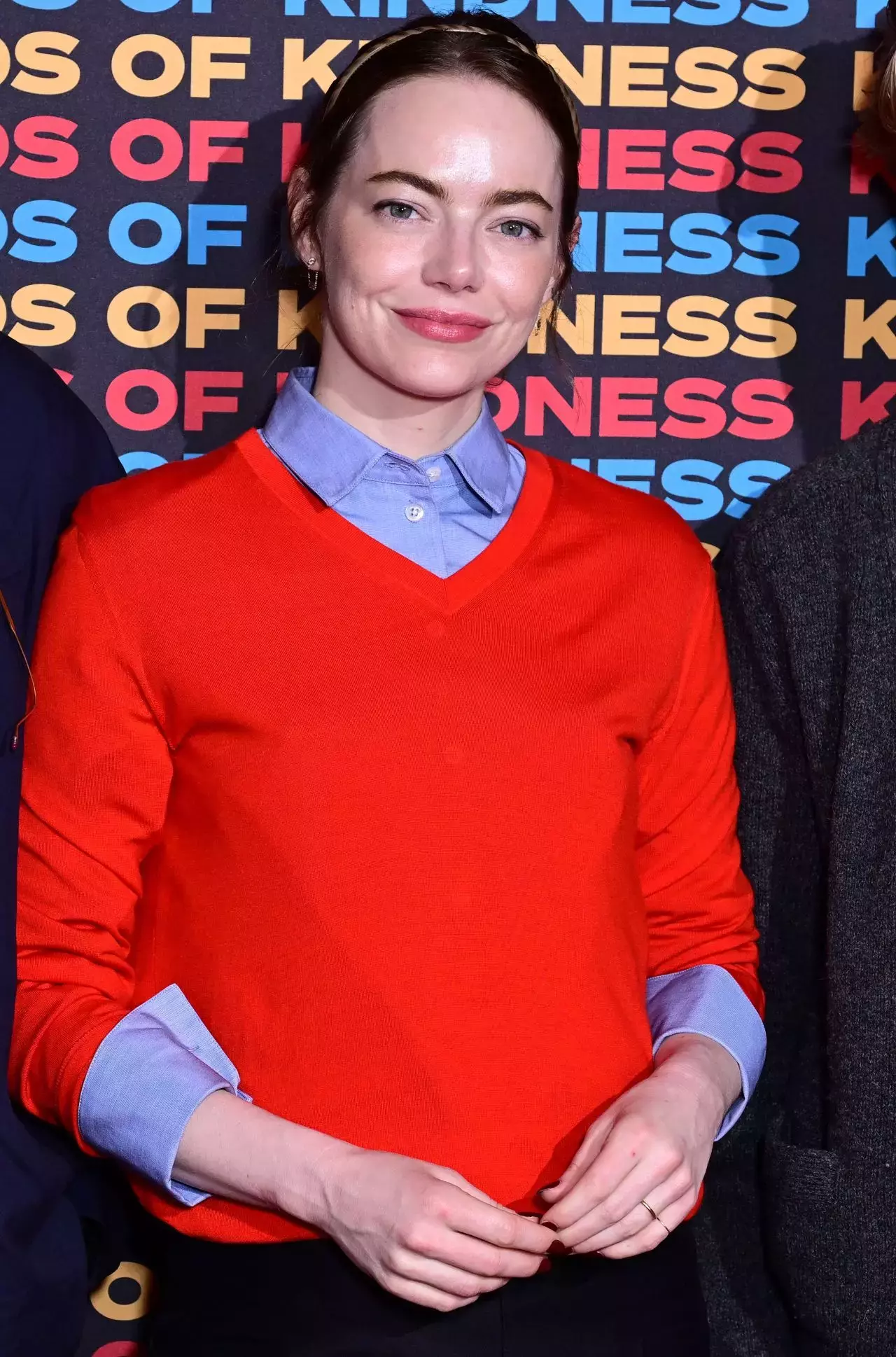 Emma Stone S Stylish Appearance At The Kinds Of Kindness Screening In London