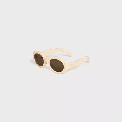 Celin Triomphe Sunglasses In Acetate Ivory