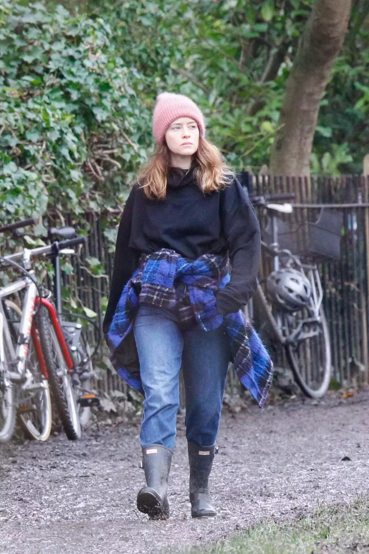 Claire Foy Out In London