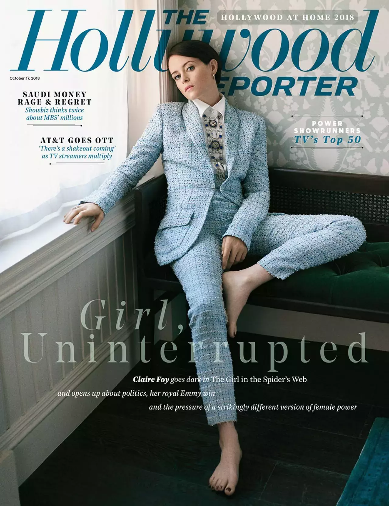 Claire Foy The Hollywood Reporter October Issue