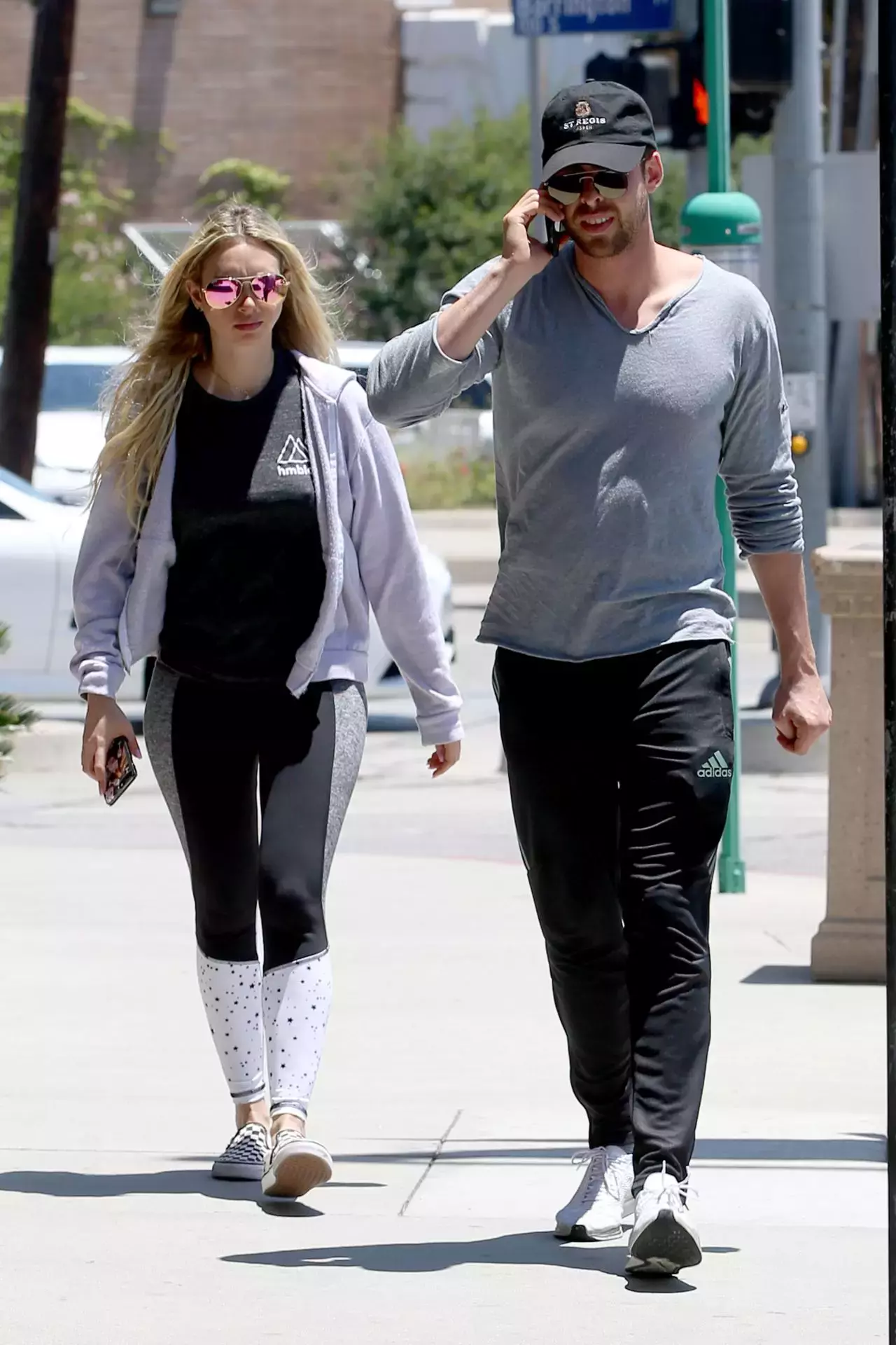 Corinne Olympios And Jordan Gielchinsky Out For Lunch In Los Angeles