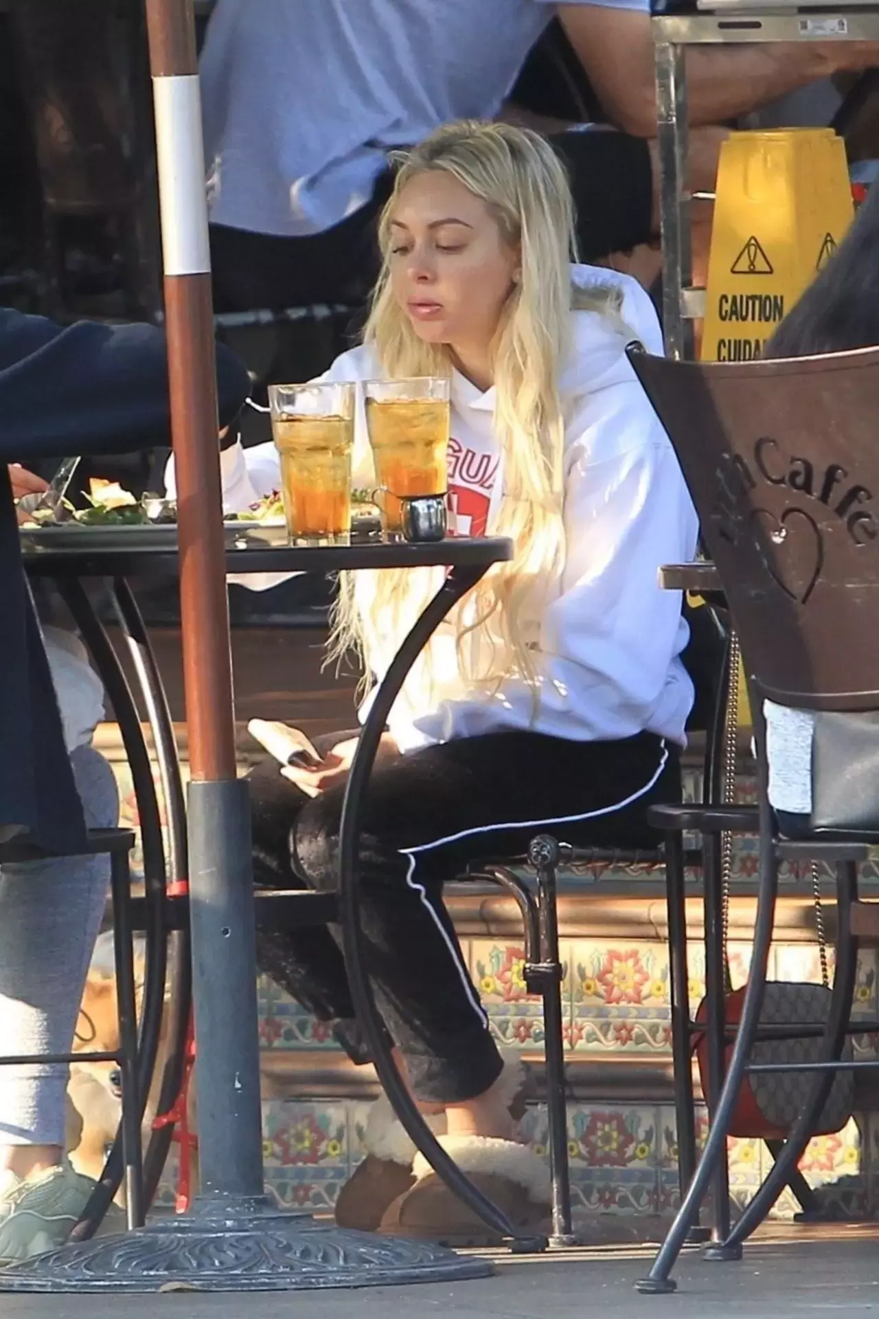 Corinne Olympios At Urth Caffe In West Hollywood