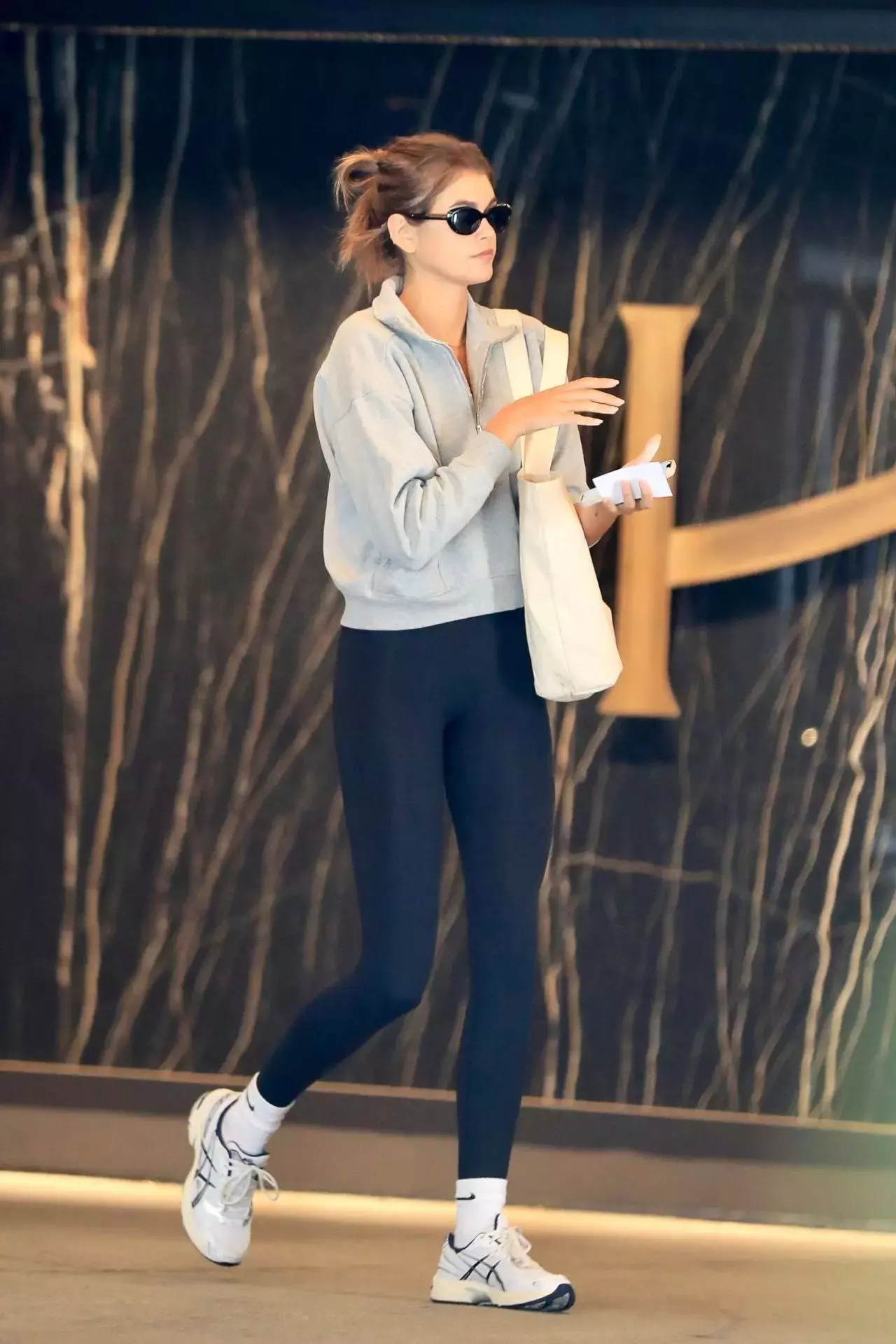 Kaia Gerber In Workout Gear In Los Angeles