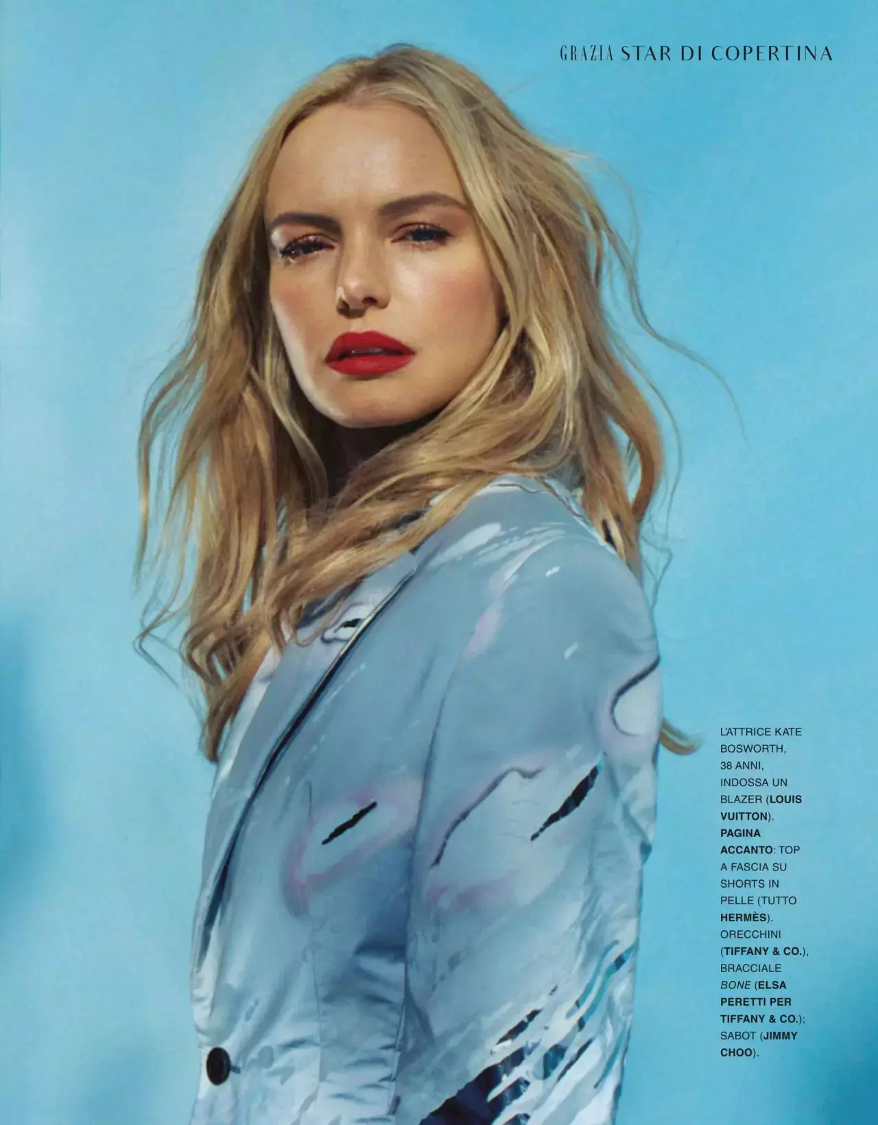 Kate Bosworth Grazia Magazine Italy Issue