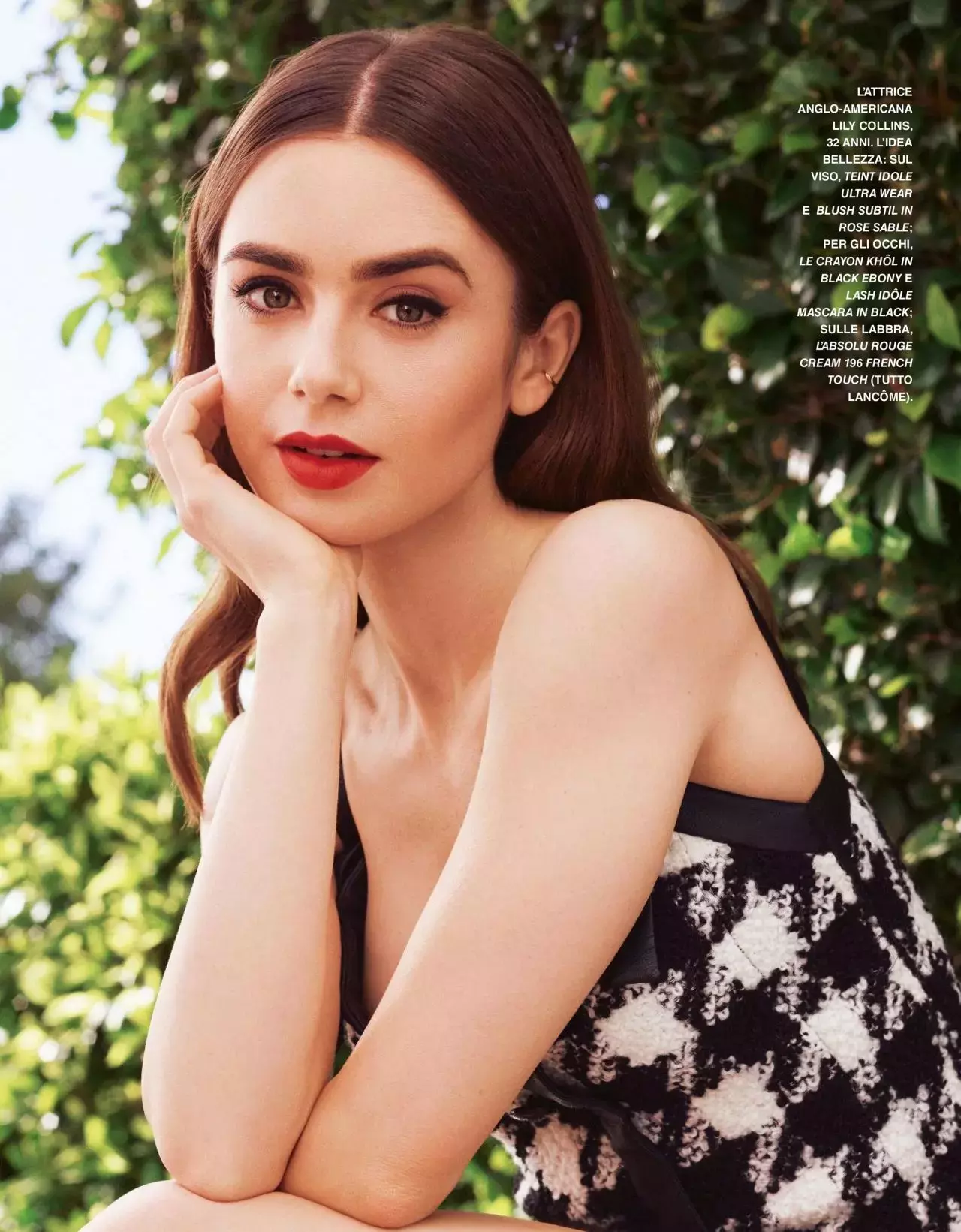 Lily Collins Grazia Magazine Italy Issue