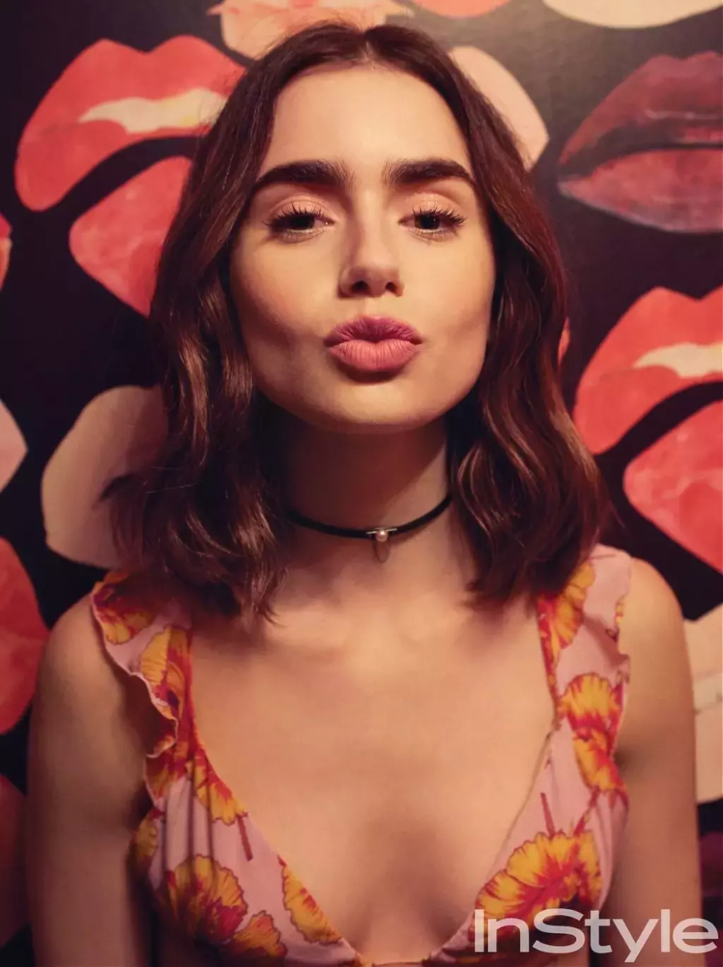 Lily Collins Photoshoot For Instyle Magazine Us