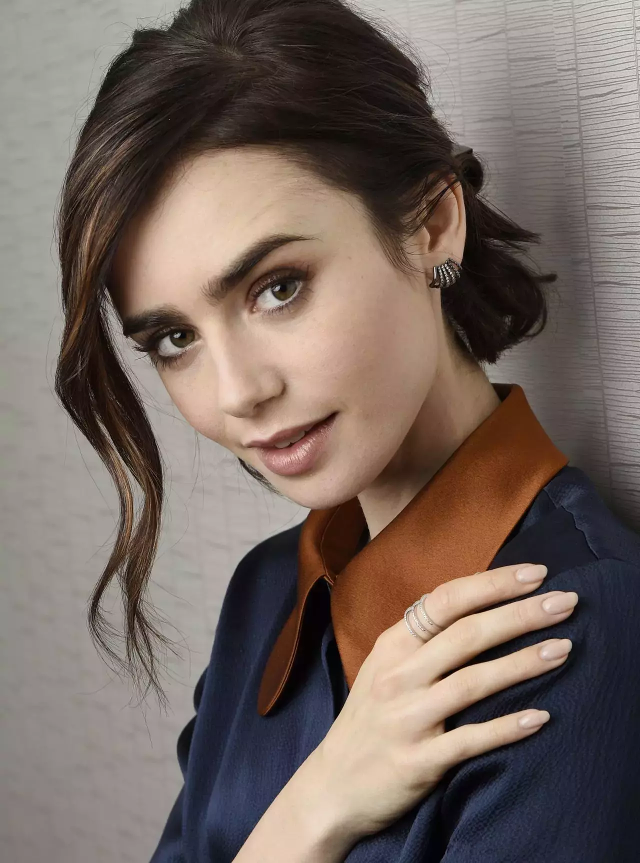 Lily Collins Portraits The Associated Press November