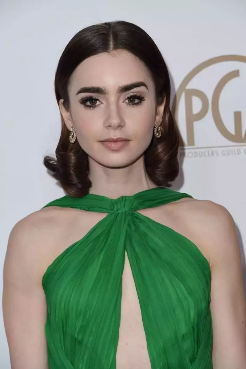 Lily Collins Producers Guild Awards In Beverly Hills