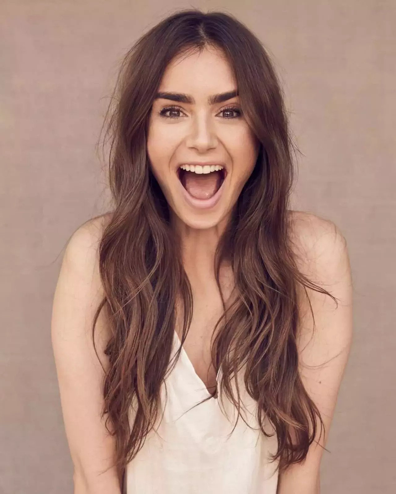 Lily Collins Sunday Times Style October Photos