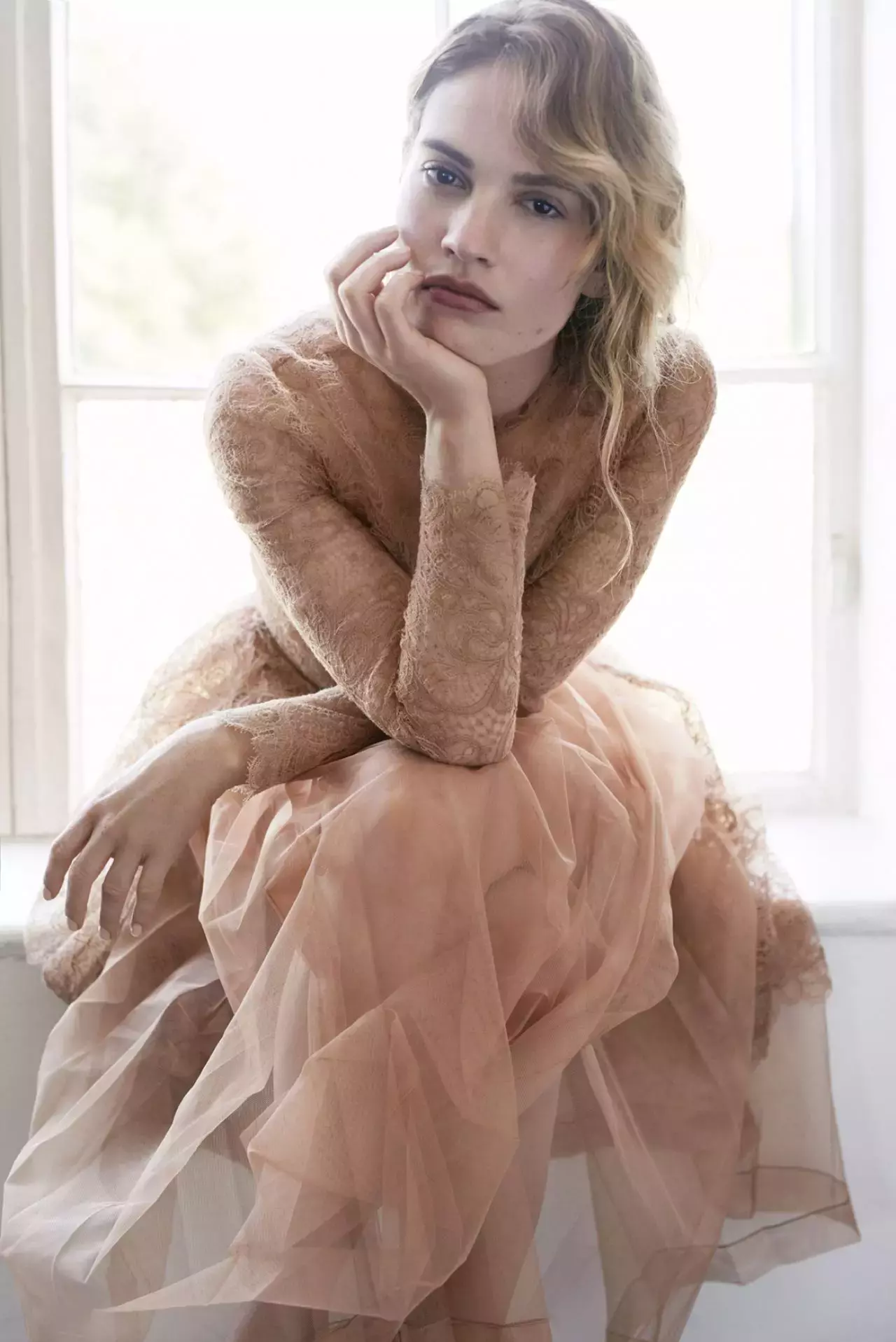 Lily James Photoshoot For Vanity Fair Italy August