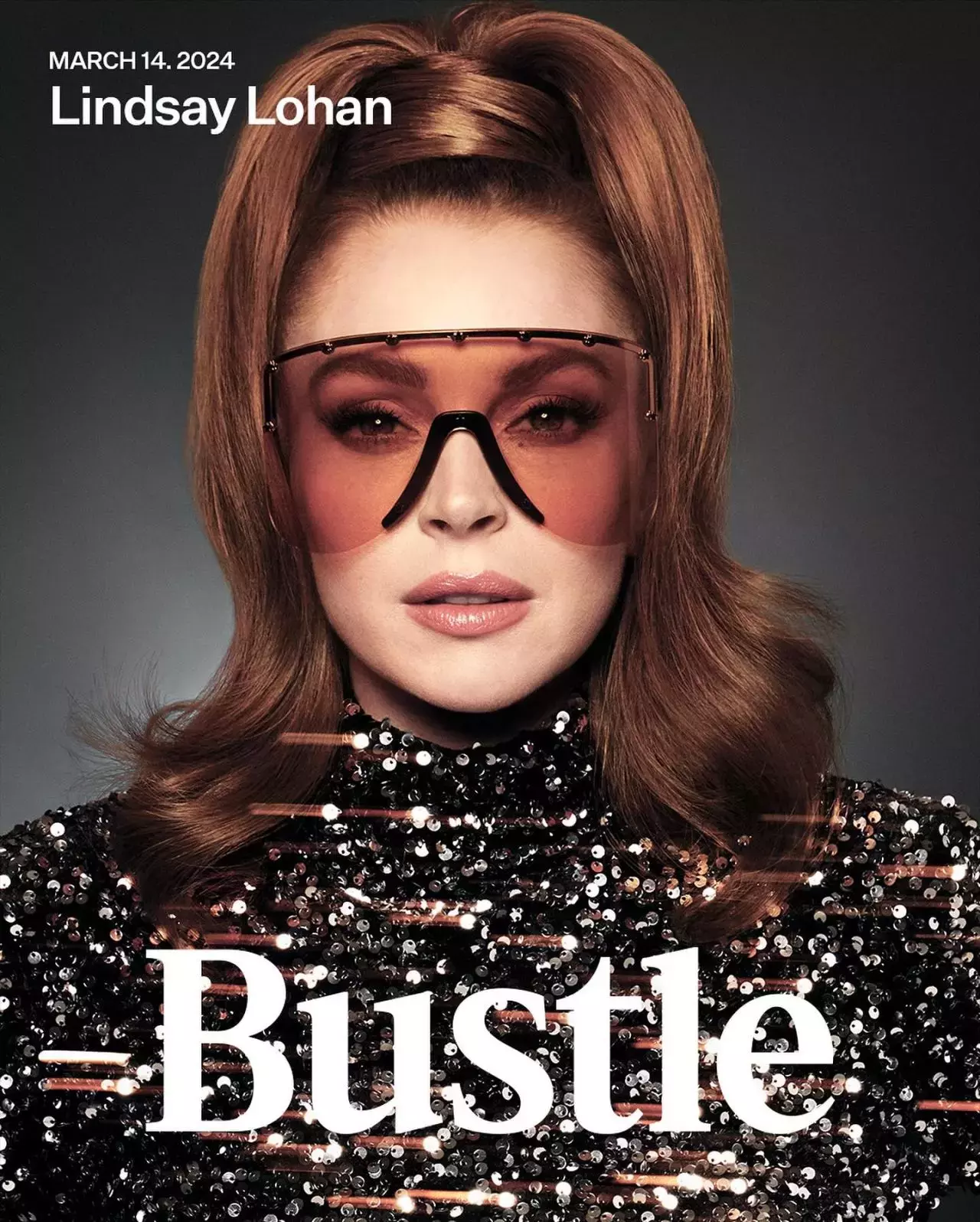 Lindsay Lohan Bustle Magazine March